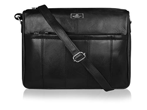 Crossbody Leather Handbag: Quenchy London QL171