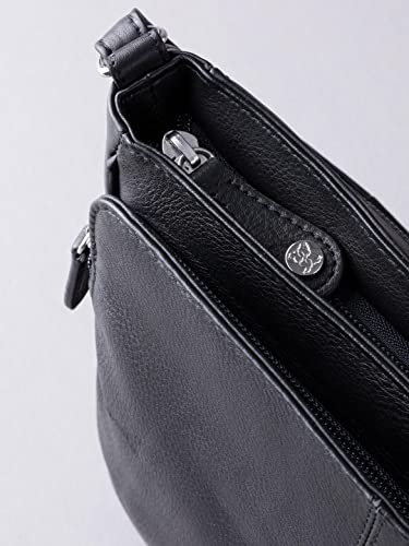 Ambleside Black Leather Cross Body Designer Handbag