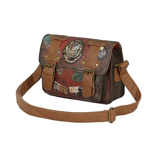 Brown Harry Potter Railway Shoulder Bag - Designer Handbags