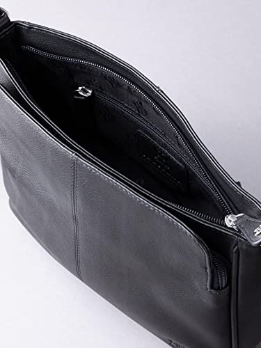 Ambleside Black Leather Cross Body Designer Handbag