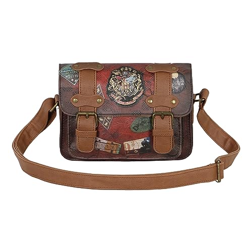 Brown Harry Potter Railway Shoulder Bag - Designer Handbags