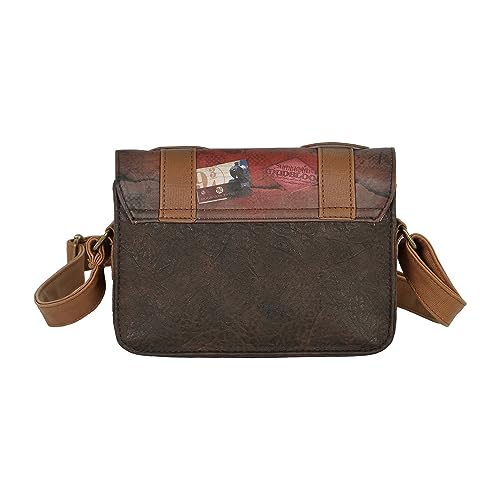 Brown Harry Potter Railway Shoulder Bag - Designer Handbags