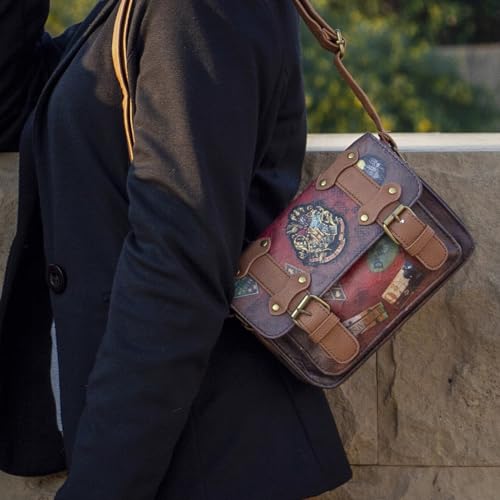 Brown Harry Potter Railway Shoulder Bag - Designer Handbags