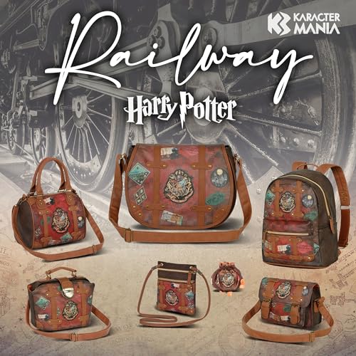 Brown Harry Potter Railway Shoulder Bag - Designer Handbags