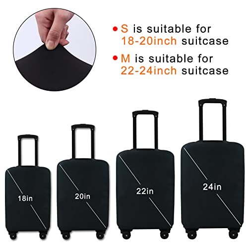 Boys Black Designer Bag Cover for Suitcases