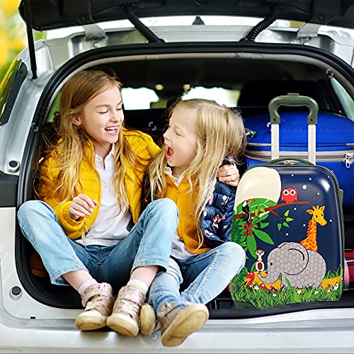 Designer Kid Luggage Set: Backpack & Carry-On