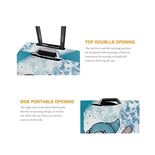ISUNIET Washable Elastic Luggage Cover: Cute 18 Small