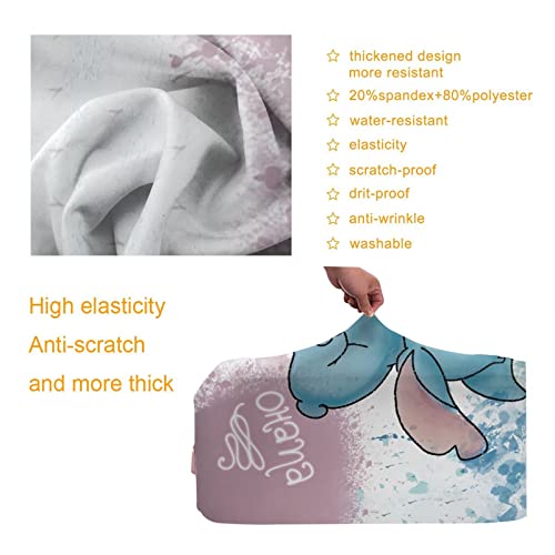 ISUNIET Washable Elastic Luggage Cover: Cute 18 Small