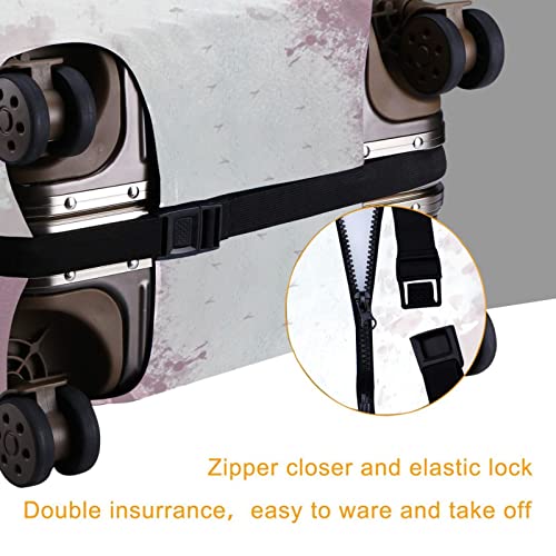 ISUNIET Washable Elastic Luggage Cover: Cute 18 Small