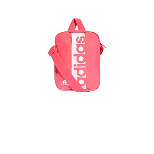 Real Pink adidas Unisex Organizer Shoulder Bag 15x21x5cm