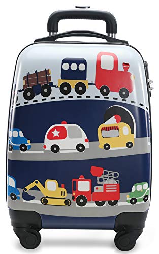 Boys' Designer Carry-On Suitcase with Wheels - 18