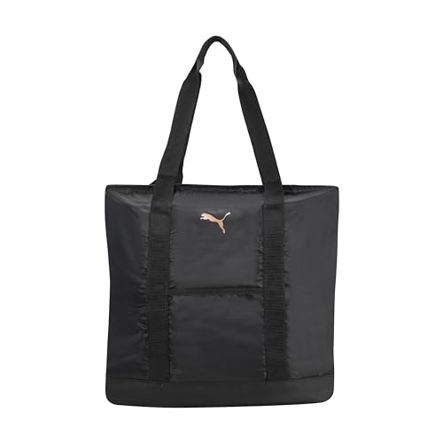 PUMA Black/Gold Evercat Cambridge Tote for Women, Designer