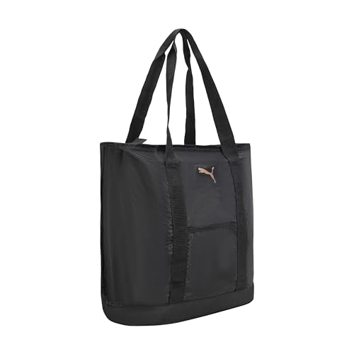 PUMA Black/Gold Evercat Cambridge Tote for Women, Designer
