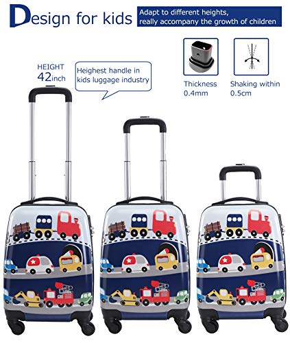 Boys' Designer Carry-On Suitcase with Wheels - 18