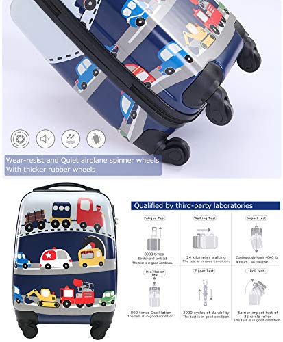 Boys' Designer Carry-On Suitcase with Wheels - 18