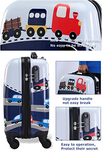 Boys' Designer Carry-On Suitcase with Wheels - 18