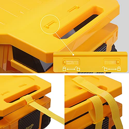 PUQU Monster Truck Design Kids Suitcase (Yellow)