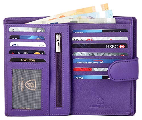J. Wilson London Designer Violet Women's Wallet