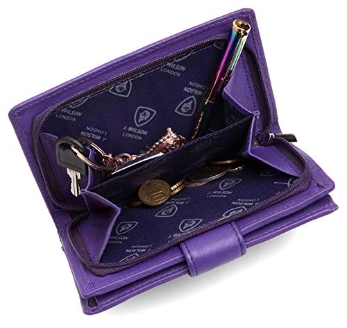J. Wilson London Designer Violet Women's Wallet