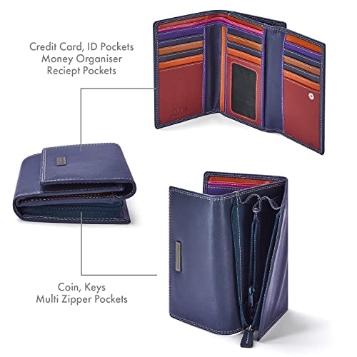 Woodland Leather Ladies Purse & Wallet with RFID Blocking