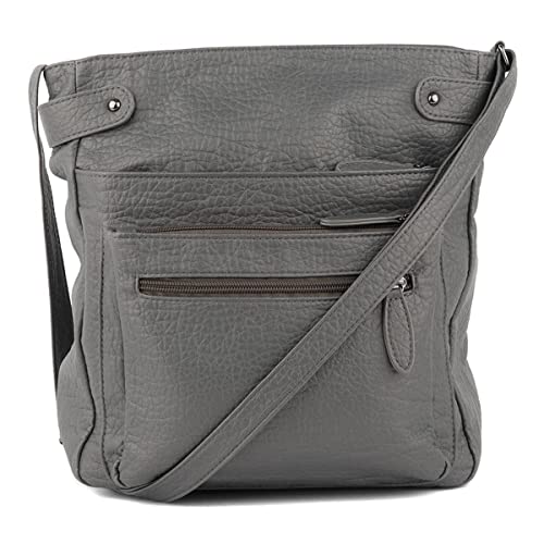 Lilley Grey Cross Body Designer Bag - Size 1