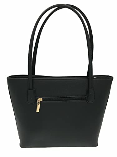 Black Bow Shoulder Bag Large Tote Handbag