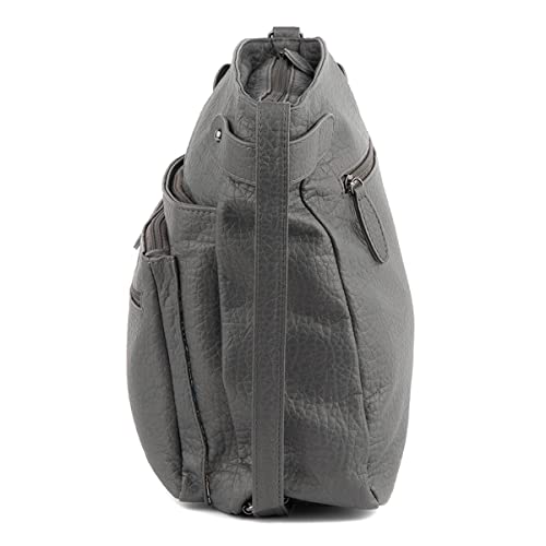 Lilley Grey Cross Body Designer Bag - Size 1