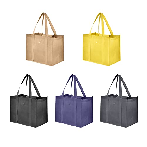 Foldable Designer Shopping Bags, Set of 5