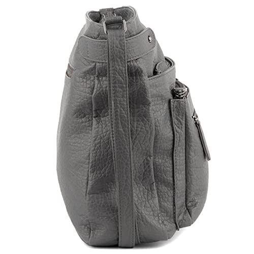 Lilley Grey Cross Body Designer Bag - Size 1