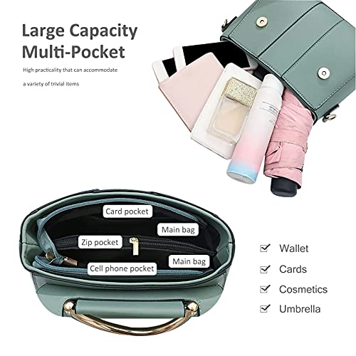 NICOLE & DORIS Arched Handle Crossbody Bag for Girls