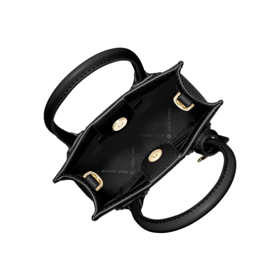 Michael Kors Mercer Black Leather Crossbody Bag