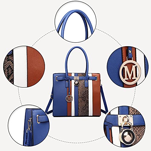 Miss Lulu Snake Skin Cross Body Tote