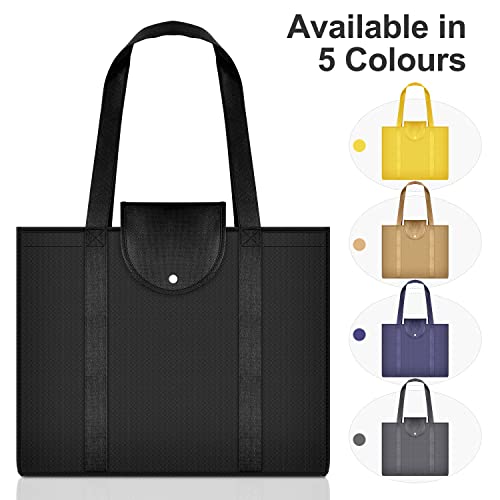 Foldable Designer Shopping Bags, Set of 5