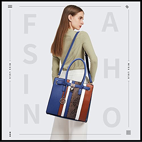 Miss Lulu Snake Skin Cross Body Tote