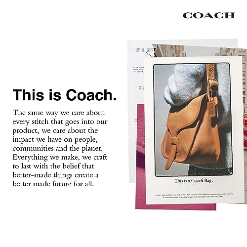Black COACH Soft Pebble Leather Cary Crossbody Bag