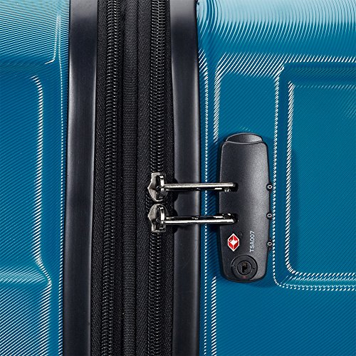 Teal Designer Handbag with Spinner Wheels by Samsonite