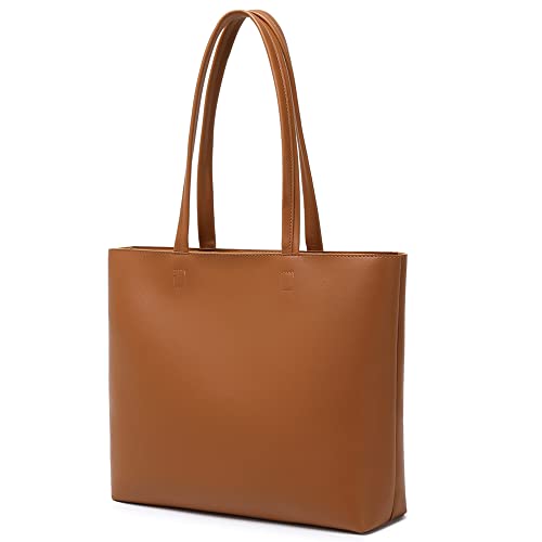 MEEGIRL Simple PU Leather Tote Handbags for Women