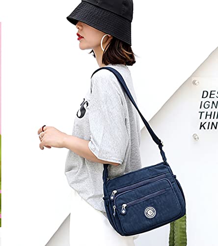 Stylish Multi-Pocket Designer Crossbody Handbag for Women