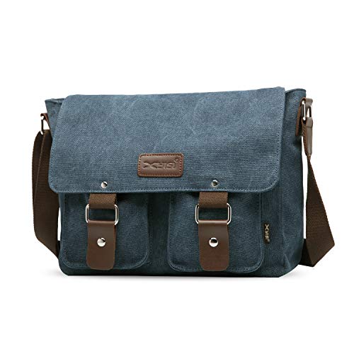 Vintage Unisex Canvas Messenger Bag for iPad, Travel