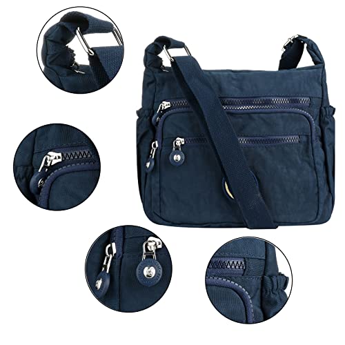 Stylish Multi-Pocket Designer Crossbody Handbag for Women