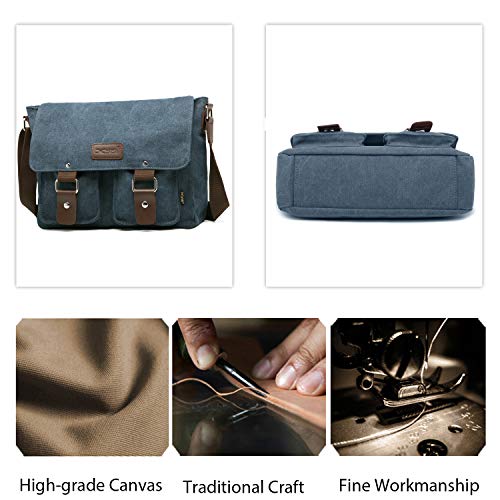 Vintage Unisex Canvas Messenger Bag for iPad, Travel