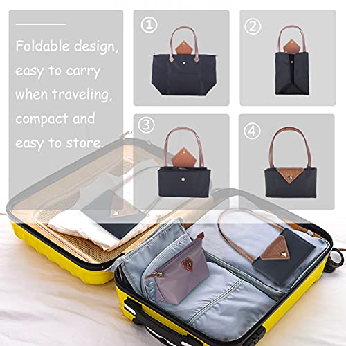 Dark Grey Folding Designer Handbag for Travel, Office, School