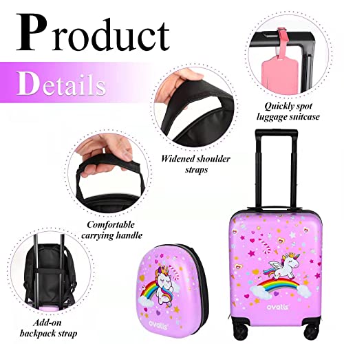 ovatis Unicorn Pink Handbag Set for Girls