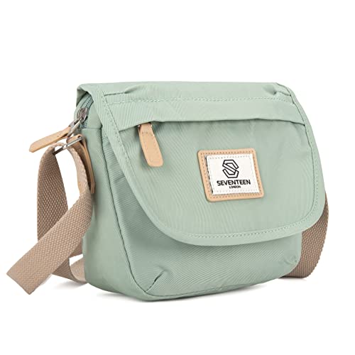 Pastel Green Shoulder Bag by SEVENTEEN LONDON
