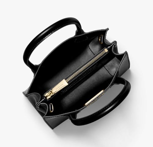Black Mercer Medium Leather Crossbody Messenger Handbag