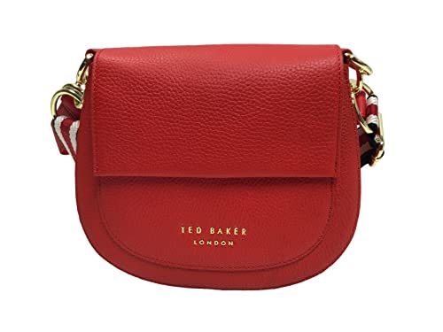 Ted Baker Red Leather Amali Crossbody Handbag