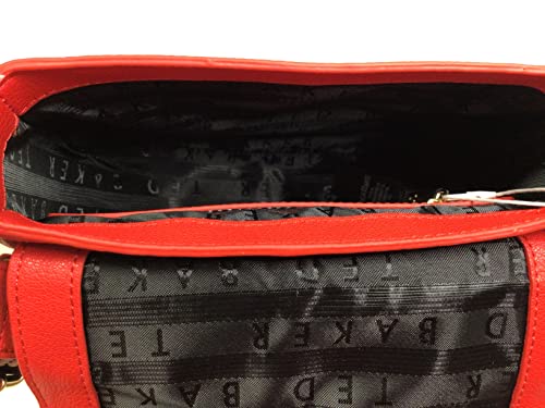 Ted Baker Red Leather Amali Crossbody Handbag
