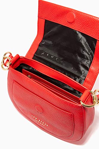 Ted Baker Red Leather Amali Crossbody Handbag
