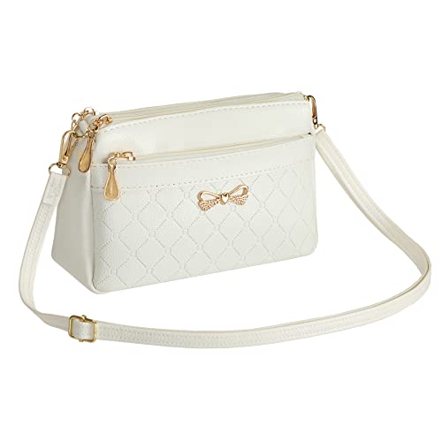 FULEI White Cross Body Handbag for Women