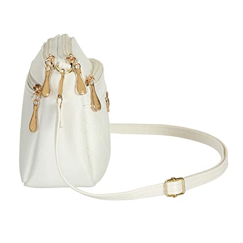 FULEI White Cross Body Handbag for Women